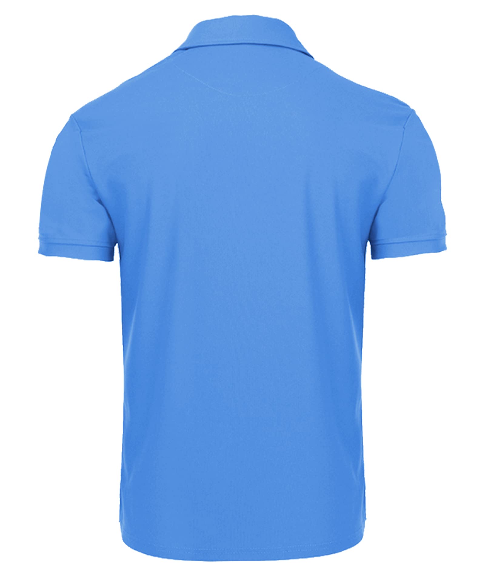 JACKETOWN Polo Shirt Uomo Manica Corta Asciugatura Rapida Traspirante Tennis Polo Shirt Camicie Polo Estate per Uomo Button Front T-Shirts Sport Shirt Basic Regular Fit Golf Polo Shirt