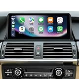 10.25 Inch for BMW E70 CarPlay Screen Radio for BMW X5 X6 E70 E71 (2007-2010) CCC System| Wireless Android Auto & MirrorLink | Linux System|Bluetooth| Retains iDrive Controls (X5/X6-CCC-System)