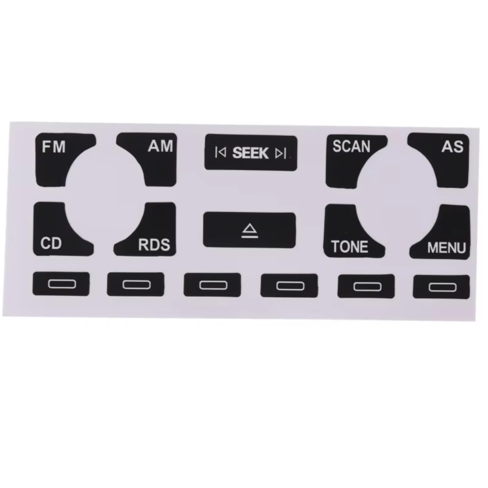 Auto Button Sticker Compatible with for A4 B6 2000 2001 2002 2003 2004 2005 Car Stickers Air Condition Control Switch Button Repair Sticker