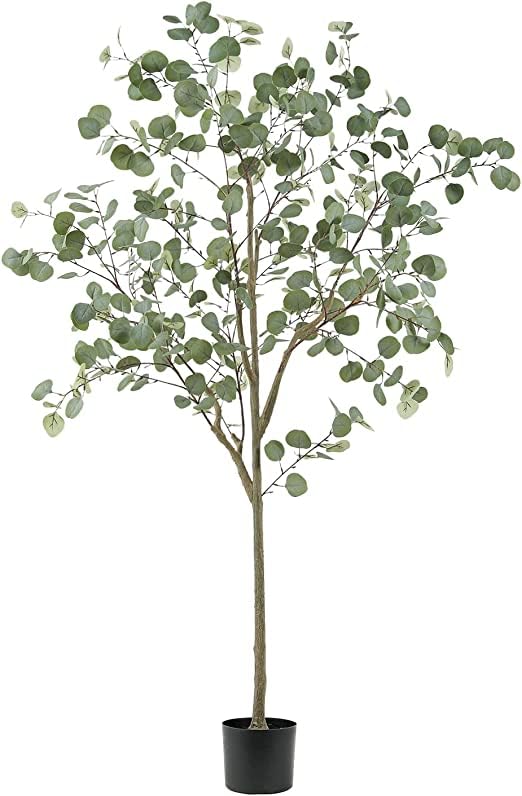 Pianta Artificiale di Ficus con Vaso per Interni ed Esterni 180 cm Verde