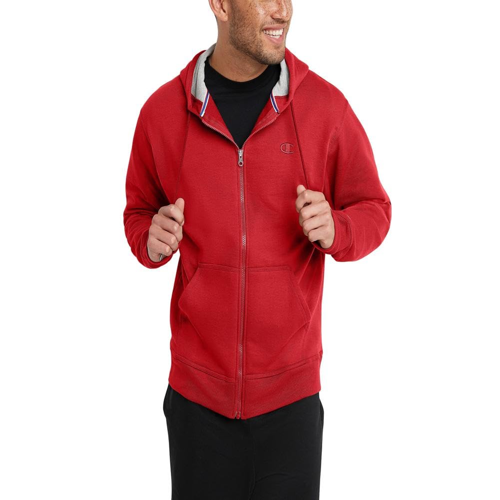 mens Zip-up Hoodie, Comfortable Zip-up Hoodie Sweatshirt for Men (Reg. Or Big & Tall)