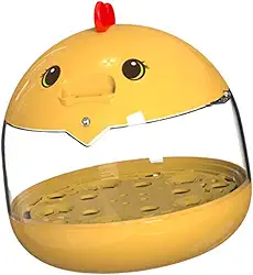 Chocadeira automática de ovos com luzes, chocadeira com temperatura e umidade constantes, para aves, perdiz e frango