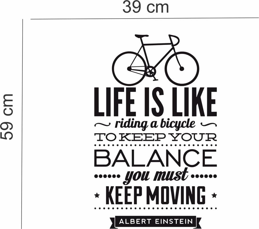 Image of Motivational Quote Black Color Vinly Wall Stickers (Size 39X59)