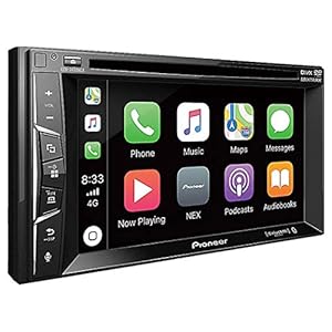 Pioneer AVH-1400NEX 6.2″ Double-Din in-Dash Nex DVD Receiver with Bluetooth, Apple Carplay and Siriusxm Ready