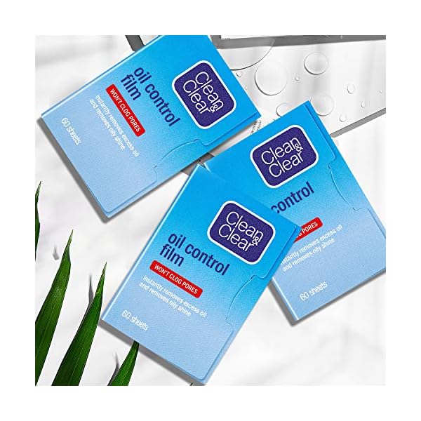 Beauty-Kate-Compatible-Oil-Control-Film-Blotting-Paper-Replacment-for-Clean-Clear-Oil-absorbing-Sheets-60-Sheets-Pack-of-2 Oil Control Film Replacment for Clean & Clear Oil-Absorbing Sheets,2 Pack(total 120sheets)Oil Blotting Sheets For Face,9%Larger Makeup Friendly High-performance Handy Face Blotting Paper for Oily Skin