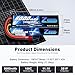 Zeee 3S Lipo Battery 8000mAh 11.1V 100C RC Lipo with T Connector Hard Case Battery for 1/8 1/10 RC Car Model RC Truck Tank Buggy Team Associated