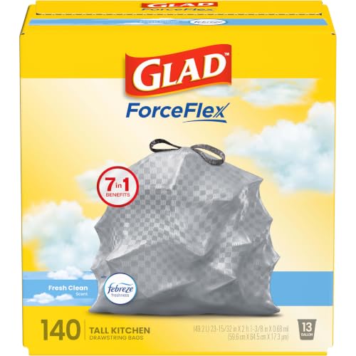 Glad ForceFlex Tall Kitchen Trash Bags...