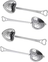 Tea Infuser 4 Pieces Stainless Steel Tea Infuser Tea Ball Tea Strainer Tea Strainer for Tea Leaves, Spices, Teapots