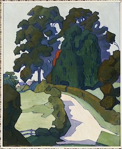 Tableau Toile Robert Polhill Bevan Affiches d'Art Peinture Décorative Frêne pleureur 60x90