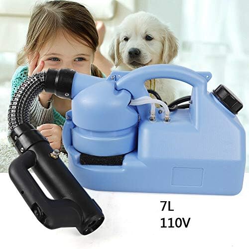 ZHFEISY 7L Fogger Fog Machine - 0-50 Micron Ultra Fine ULV Fogger Intelligence Portable Electric Sprayer Atomizer - 1000W 6M-8M Powerful Fogger 2~7Days for Delivery