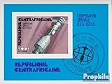 Prophila Collection Zentralafrikanische Republik Block9B (kompl.Ausg.) ungezähnt postfrisch ** MNH 1976 Raumfahrtunternehmen Apollo Sojus (Briefmarken für Sammler) Weltraum