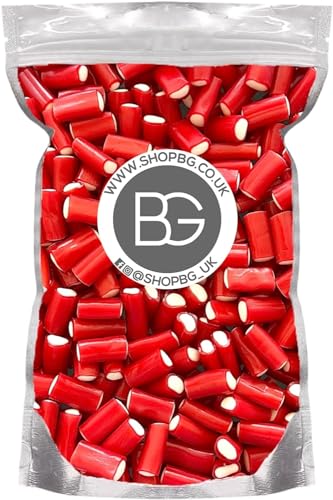 BG Pick & Mix Sweets Candy Pick n Mix Choose Your Sweetie Pouch 800g (- Mini Strawberry Cables)