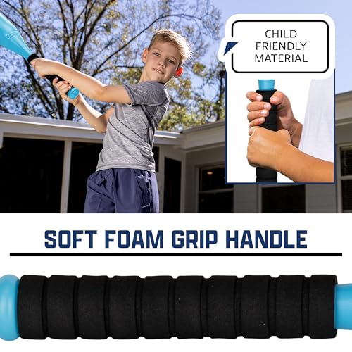 Franklin Sports USA Softball Jumbo Plastic Bat & Ball Set - 24" - Blue - image 5