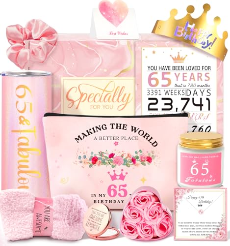 Awfrky 65th Birthday Gift Basket