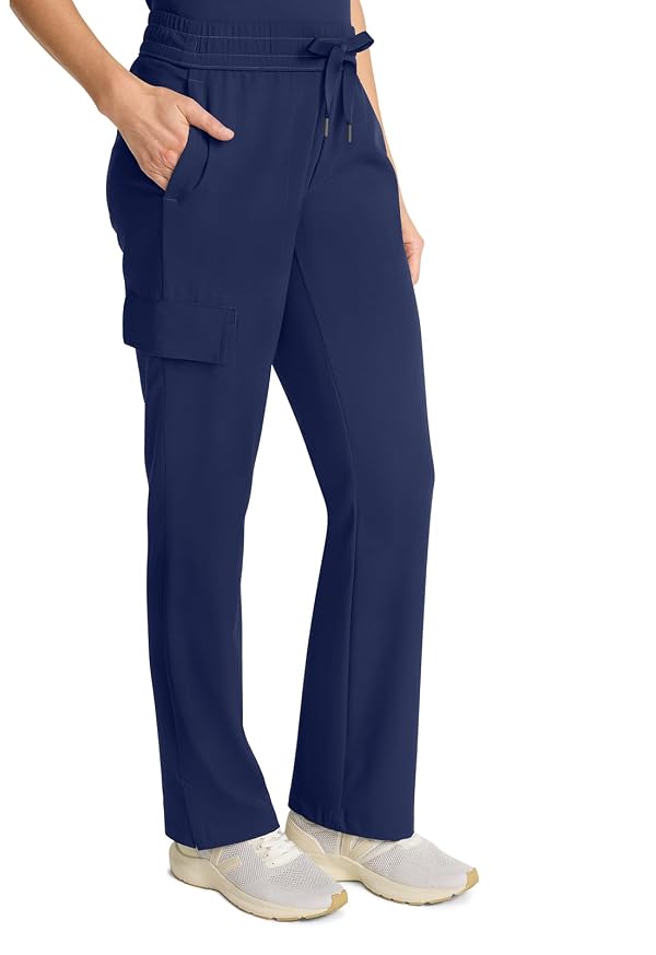 Healing Hands Scrubs for Women Medical Pant Drawstring Straight Leg Bottoms HH153, S, Navy by Healing Hands - Image 4