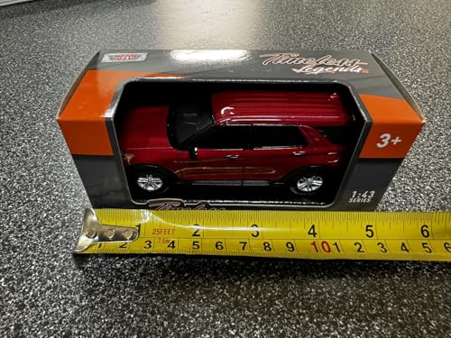 Motormax Ford Explorer Rapid Red 1:43 Diecast 4.5 in miniatura 2