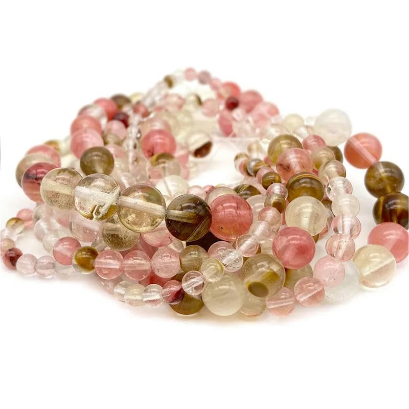 Perline Di Quarzo Fumé Naturale, Lisce, Rotonde, Da 3,5 Mm A 4 Mm - Foto 3