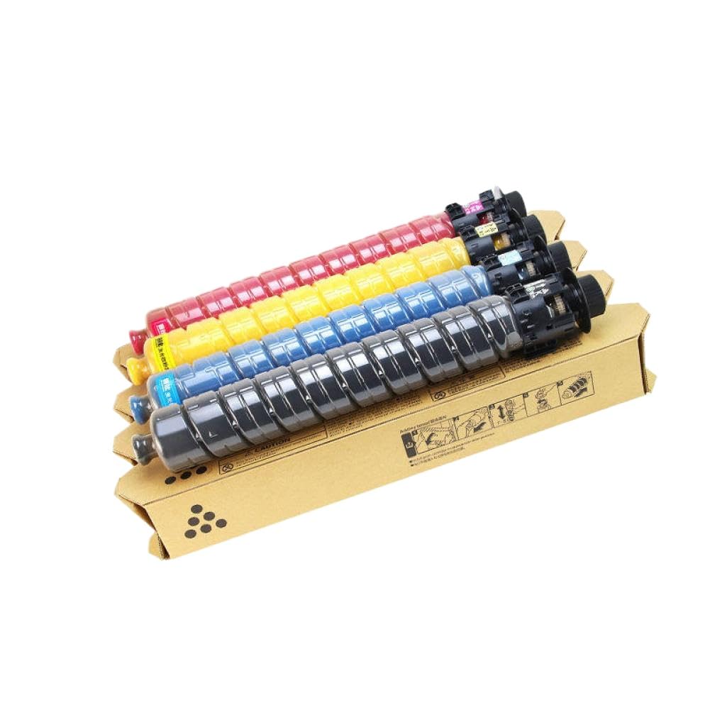 Juego de 4 Cartuchos de Tóner CMYK Compatible con IMC3500 IMC3000 Color Copier Printer