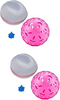 GLEAVI 4 Pçs Máquina De Lavar Bolas Bola De Lavagem De Roupa Bola De Lavagem De Sutiã Bola De Limpeza Bola De Lavanderia Sem Deformação Bola De Lavagem