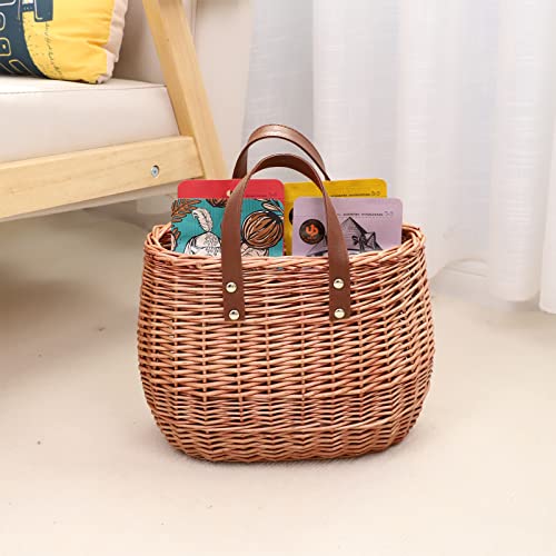 Bolso de paja tejido a mano para mujer YAHUAN miniatura 3