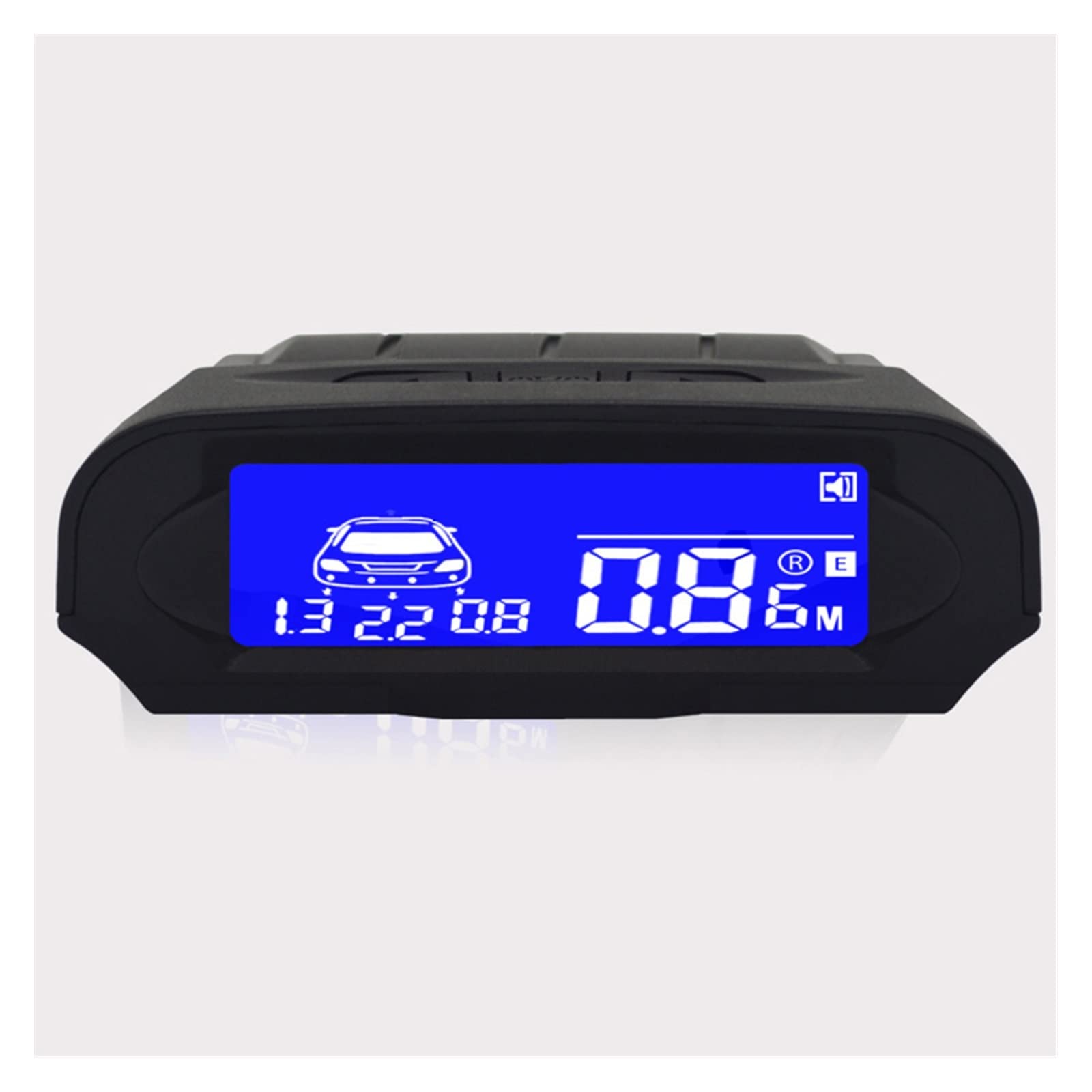 4 Stationnement Capteurs LCD Sauvegarde Numérique Voiture Radar Recul Assistant Moniteur Détecteur Système Rétro Éclairage Affichage Car Parking Sensors(Noir)