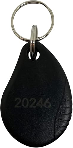 Miniatura 4 de AuthorizID 25  26 bits H10301 125 KHz Proximidad Black Leaf Fobs Wiegand T5577 chip. Compatible con 1386 1326 7610 1586 1391 y 1346. Funciona con