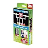 Wonder Hanger Max Improved for Optimum Closet Space and Wrinkle-Free Clothes | Fully Assembled 6...