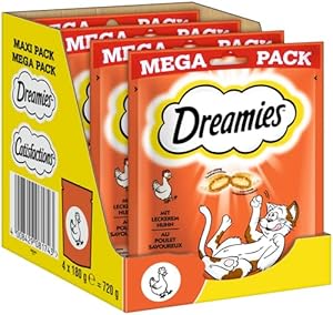Dreamies Chrupiące Przysmaki dla Kotów Mega Pack