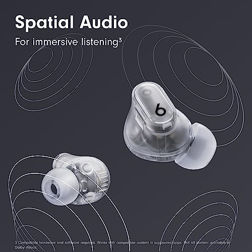 Beats Studio Buds + with Apple 20W USB-C Power Adapter - Transparent