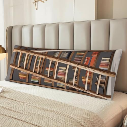 Housse de coussin de corps décorative et confortable pour lecture au lit - 6