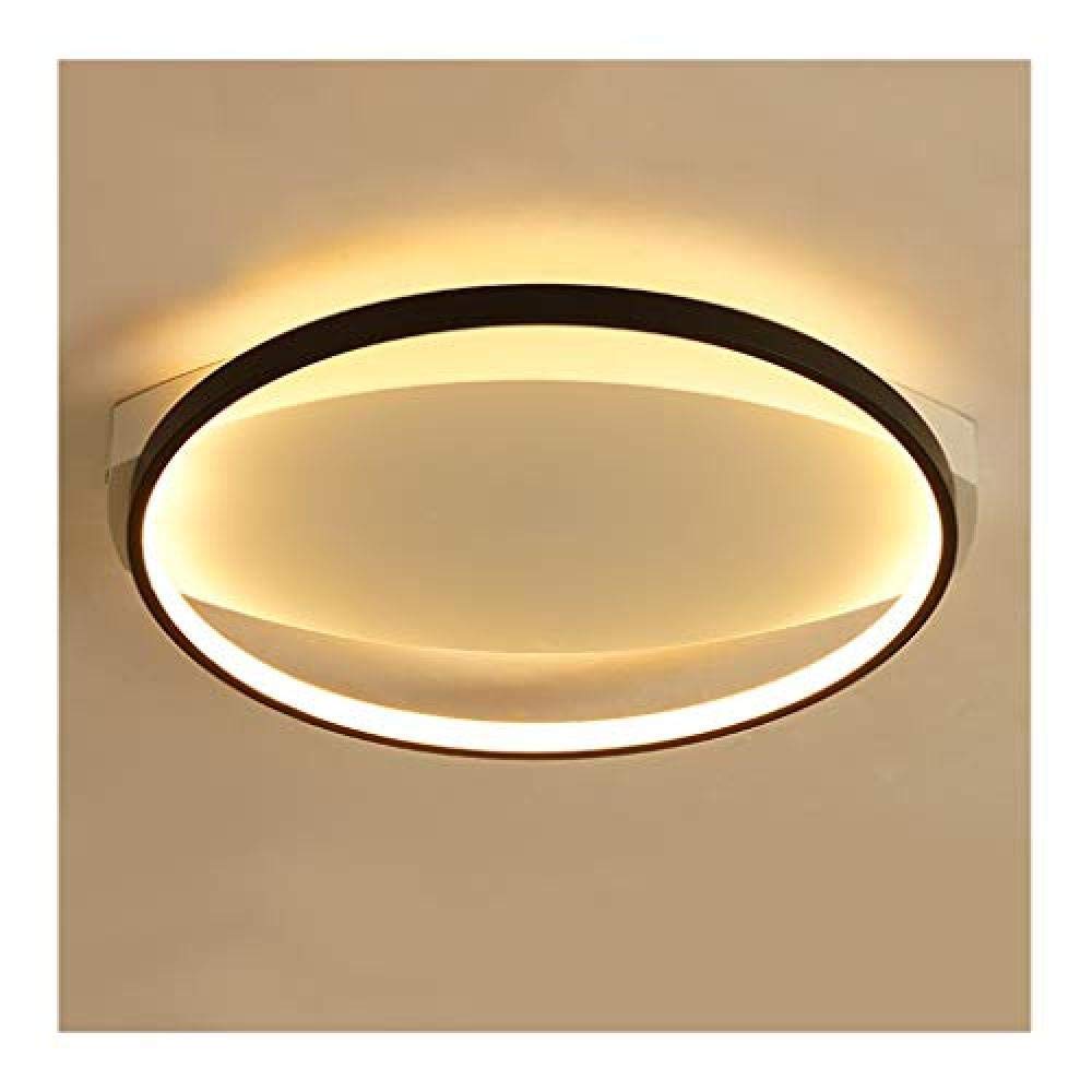 Plafonnier minimaliste moderne noir variable pour éclairage cuisine et salon - 7
