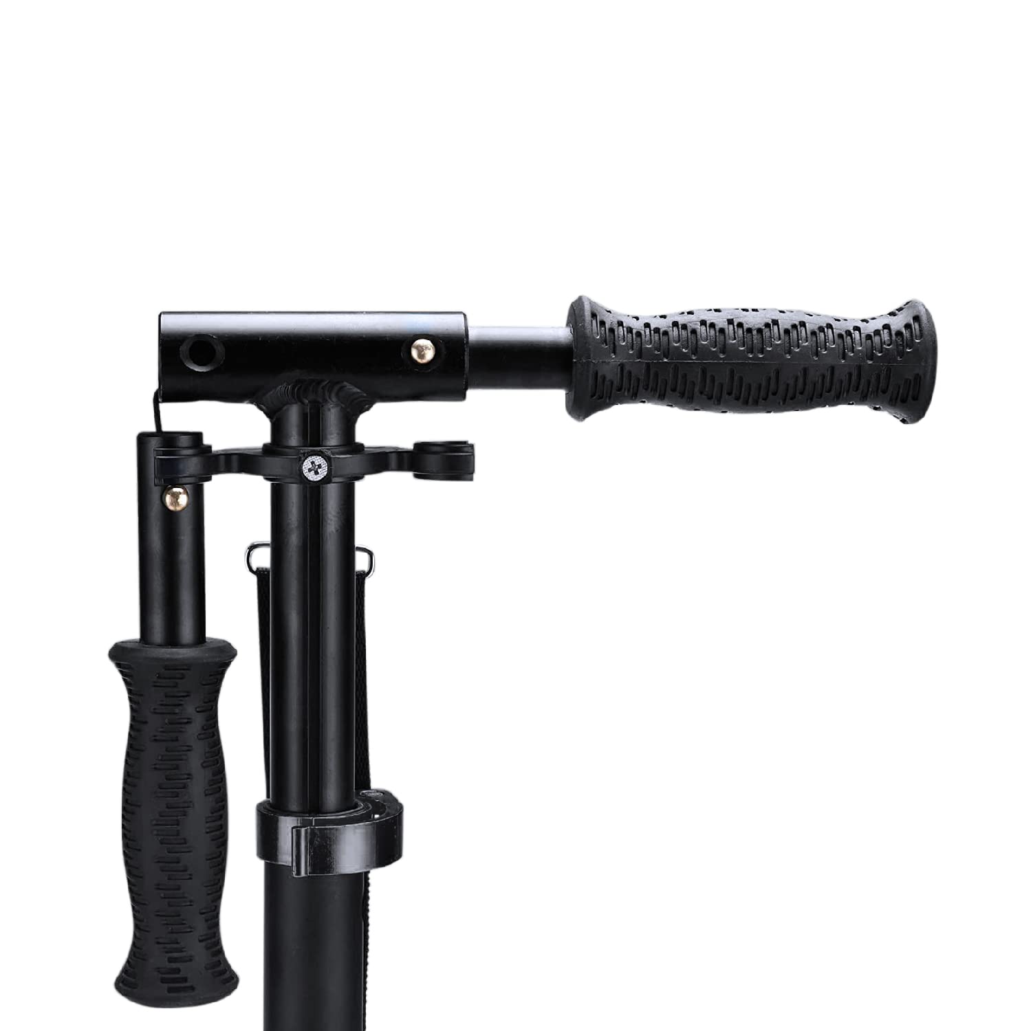 Trottinette Urbaine Pliable réglable à 3 hauteurs, Trottinette avec Grandes Roues, suspensions Avant et arrière, béquille et Sangle de Transport