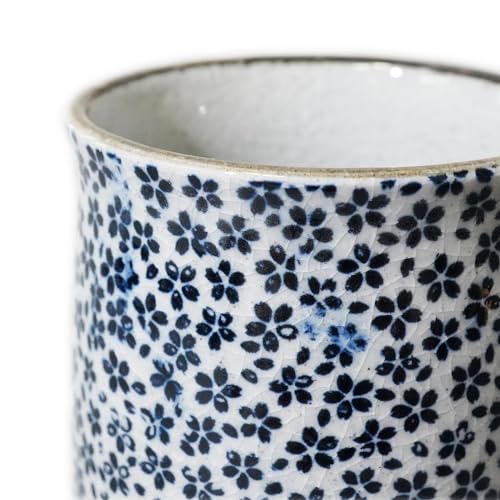 Taza pequeña de cerámica Sometsuke Mino Ware miniatura 5