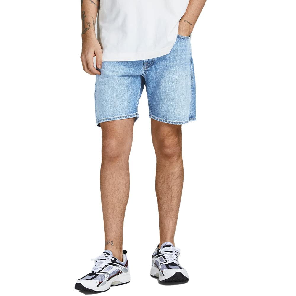 JACK&JONES Men's JJICHRIS Jjoriginal Shorts CJ 920 SN, Blue Denim, L