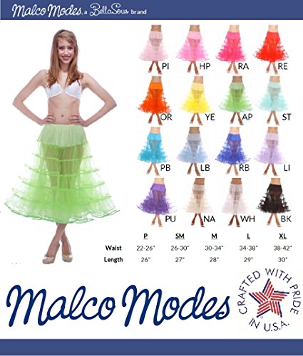 Malco Modes Melonie Luxury Organza Binding, Adjustable for Halloween Costume, Vintage Style, Party wear and Festive Crinoline4