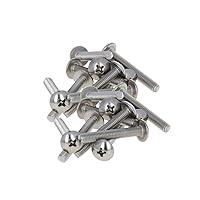 Vista 54 de MroMax Tornillos de máquina M2.0.197 x 0.157 in Tornillos Phillips Cross Truss Head Tornillo 304 Pernos de sujeción de acero inoxidable 15pcs