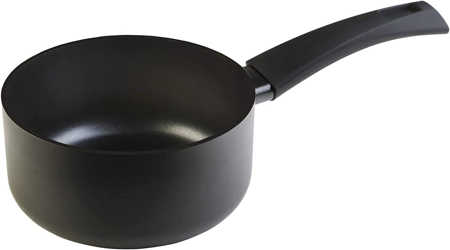 WECOOK! Ecogreen Induction Saucepan 16 cm, Non-Stick Eco-Friendly PFOA, 3 mm Thickness, Suitable for All Hobs, Glass, Gas, Dishwasher