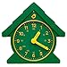 Gorilla Playsets 07-0036-G Funtime Clock Swing Set Attachment, Green with Yellow