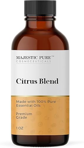 MAJESTIC PURE - Aceite esencial de bergamota, grado terapéutico, puro y natural, para aromaterapia, masaje, usos tópicos y domésticos, 1 onza líquida