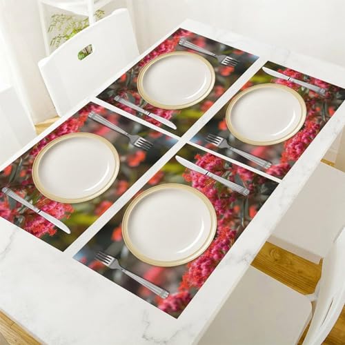 Set de table résistant à la chaleur en PVC lavable lot de 6 - 7