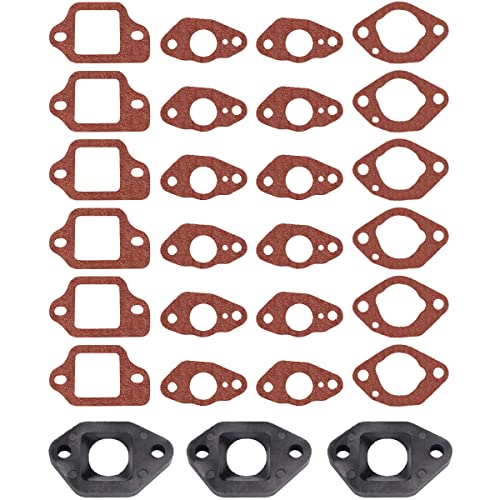 ZAMDOE GCV160 Kit de Joint de carburateur pour Honda GCV135 GCV160 GCV190 GSV190 GX100 HRS216 HRT216 HRB216 HRR216 HRZ216 Tondeuse à Gazon 16221-883-800 16212-ZL8-000 16228-ZL8-000,16211-ZL8-00 Cover