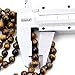 Ovalbuy Buddhist Mala Hand Knotted 108 6mm Tiger Eye Beads for Meditation and Prayer