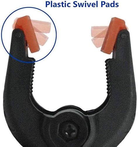 Miniatura 3 de MaxLLTo 3 Packs Replacement 1-12 Inch Spring Clamp with Swivel Tipped Jaws for Big Horn 19088