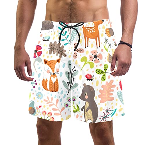 Maillots de bain pour hommes légers avec imprimé animalier original