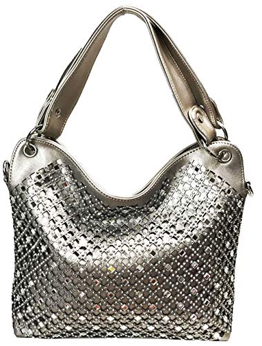 Mirror Rhinestone Bling Purse2