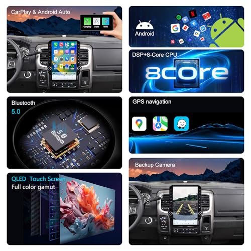 Radio 4G 14.5 pulgadas para Dodge RAM 2013-2018 miniatura 4