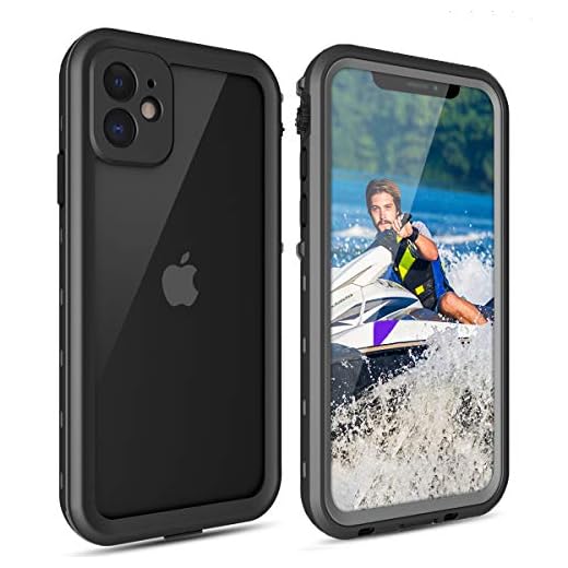 iPhone 11 Case,【IP68 Certified】 Waterproof Anti-Drop, 360°Full Body Underwater Protecting with Clear Built-in Screen Protector, Clear Sound Cover for iPhone 11
