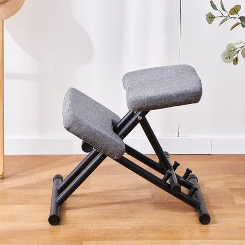 Tabouret ergonomique en bois noble de hêtre pour posture dos