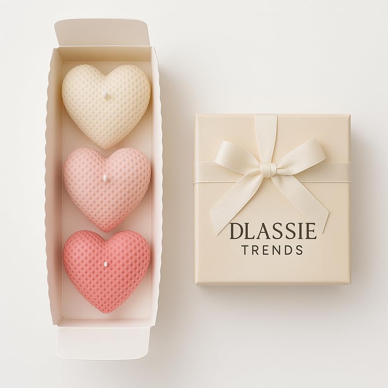 Scented Candles Gift Set, Gift for Girls |for Home Decor Aromatherapy Heart Shape Fragnance Gifting Purpose Scented Candle for Friends and Couples 100% SOYA Wax eco Friendly Candle Pack of 3-image-20