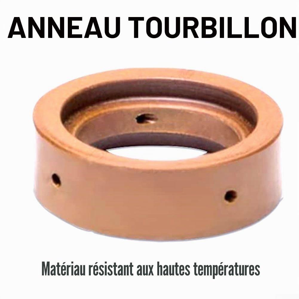 IPT40 PT40 PT60 IPT60 Torche de coupe plasma Pointe Électrode Assortiment Fiable pour PTM-60 / pour IPT-60 / IPTM-60 / PT40 / IPT-40 / Series Lampe de poche à coupe plasma